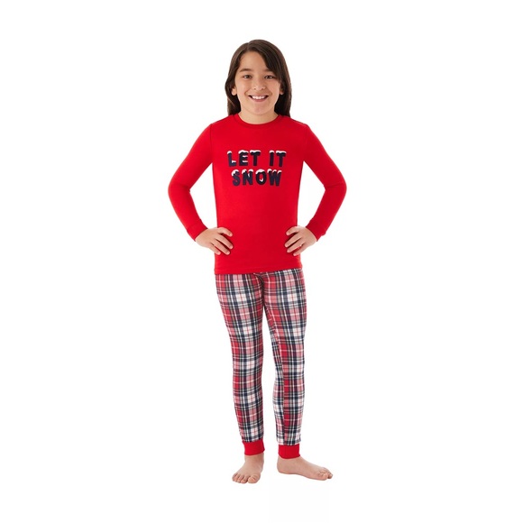 NWT Member's Mark Family Sleep Kids 2-Piece Pajama Set - Picture 4 of 13